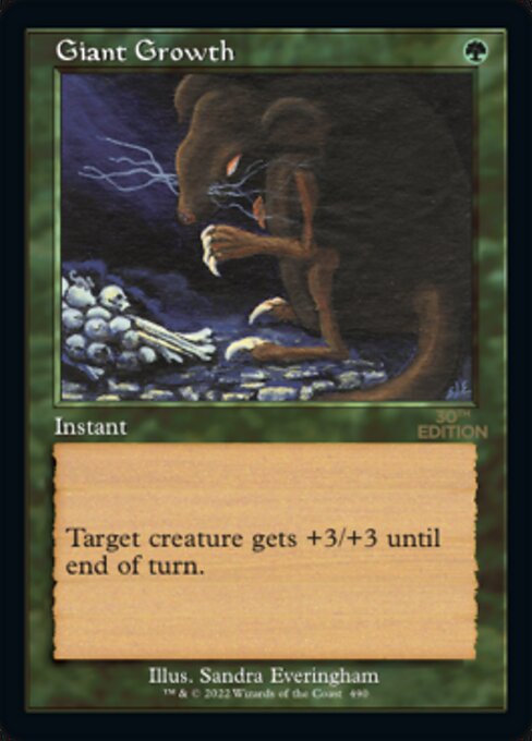 Giant Growth (Retro Frame) (30th Anniversary Edition) Near Mint
