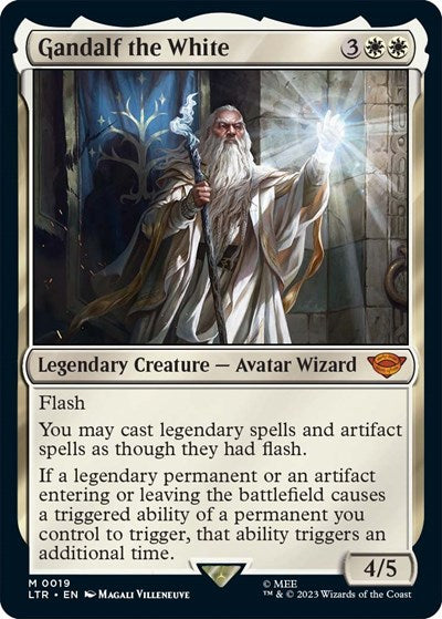 Gandalf the White (Universes Beyond: The Lord of the Rings: Tales of Middle-earth) Medium Play Foil