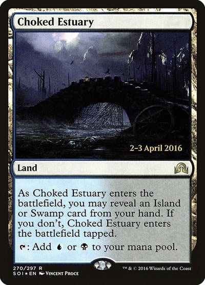 Choked Estuary (Promos: Prerelease Cards) Medium Play Foil