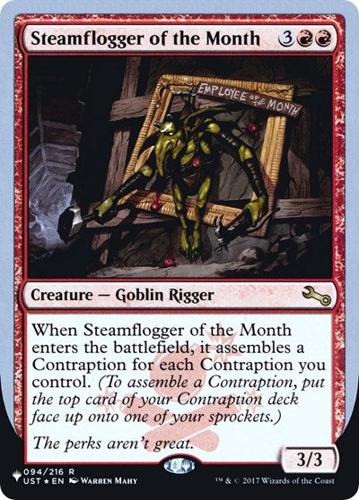 Steamflogger of the Month (The List) Near Mint Foil