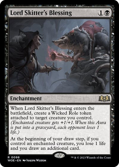 Lord Skitter's Blessing (Wilds of Eldraine) Near Mint Foil