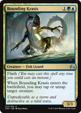Bounding Krasis (Magic Origins) Medium Play Foil