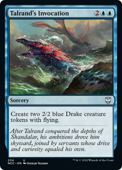 Talrand's Invocation (Commander: Streets of New Capenna) Light Play