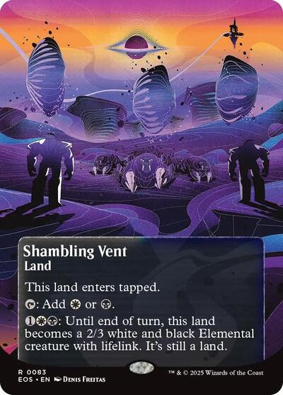 Shambling Vent (0083) (Borderless) (Stellar Sights) Near Mint