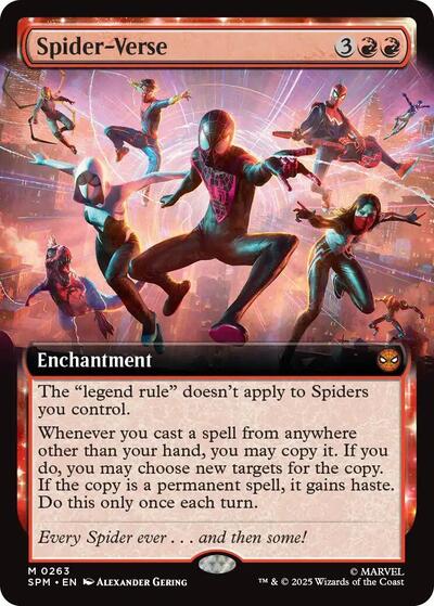 Spider-Verse (Extended Art) (Marvel's Spider-Man) Near Mint Foil