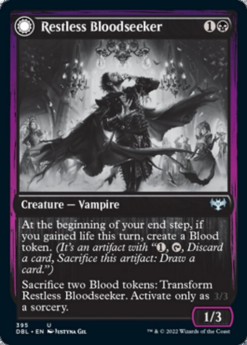 Restless Bloodseeker / Bloodsoaked Reveler (Innistrad: Double Feature) Near Mint