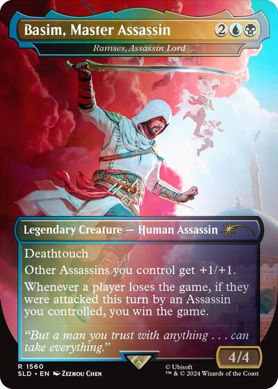 Basim, Master Assassin - Ramses, Assassin Lord (Rainbow Foil) (Secret Lair) Light Play Foil