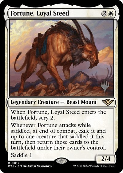 Fortune, Loyal Steed (Promo Pack: Outlaws of Thunder Junction) Near Mint