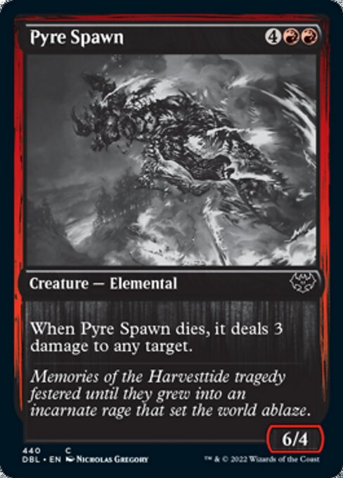 Pyre Spawn (Innistrad: Double Feature) Light Play