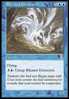 Blizzard Elemental (Urza's Destiny) Heavy Play