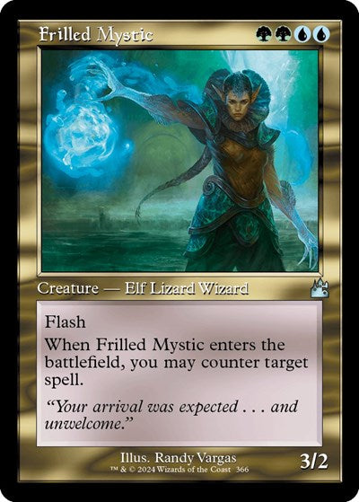 Frilled Mystic (Retro Frame) (Ravnica Remastered) Light Play