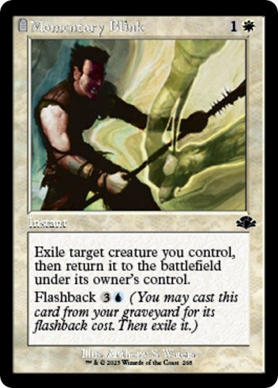 Momentary Blink (Retro Frame) (Dominaria Remastered) Light Play