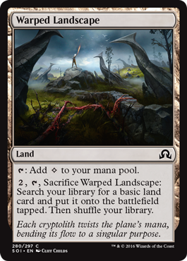 Warped Landscape (Shadows Over Innistrad) Medium Play