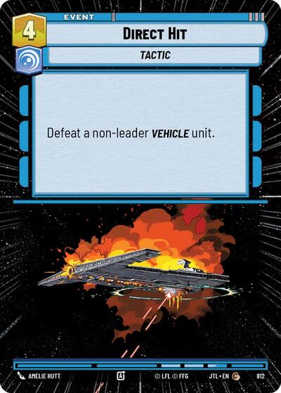 Direct Hit (Hyperspace Foil) (Jump to Lightspeed) Near Mint Foil