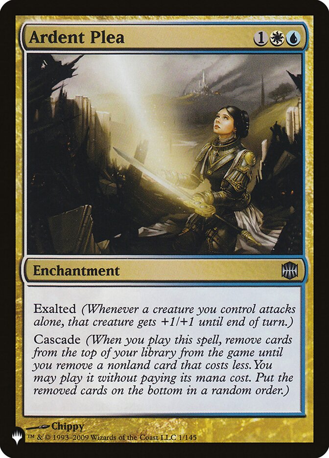Ardent Plea (The List) Near Mint