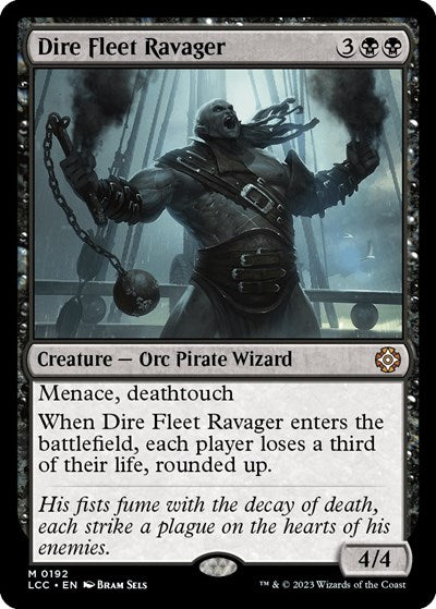 Dire Fleet Ravager (Commander: The Lost Caverns of Ixalan) Light Play