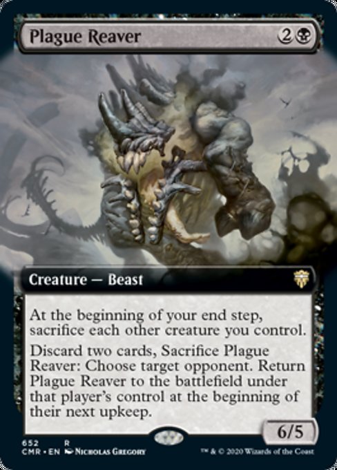 Plague Reaver (Extended Art) (Commander Legends) Near Mint Foil