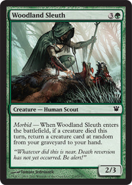 Woodland Sleuth (Innistrad) Light Play Foil