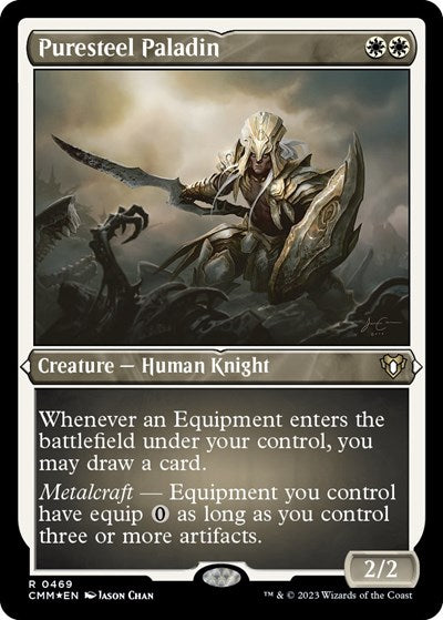 Puresteel Paladin (Foil Etched) (Commander Masters) Near Mint Foil