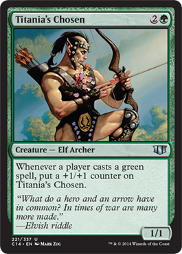 Titania's Chosen (Commander 2014 Edition) Medium Play