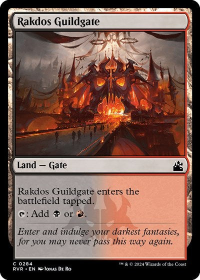 Rakdos Guildgate (Ravnica Remastered) Light Play