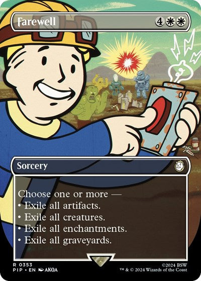 Farewell (Borderless) (Universes Beyond: Fallout) Near Mint