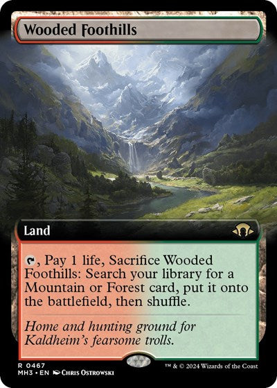 Wooded Foothills (Extended Art) (Modern Horizons 3) Light Play