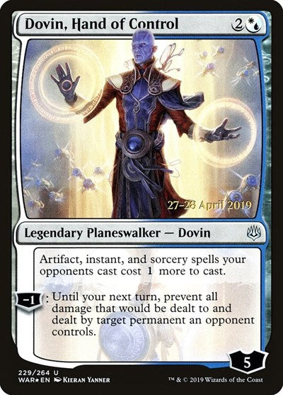 Dovin, Hand of Control (Promos: Prerelease Cards) Near Mint Foil