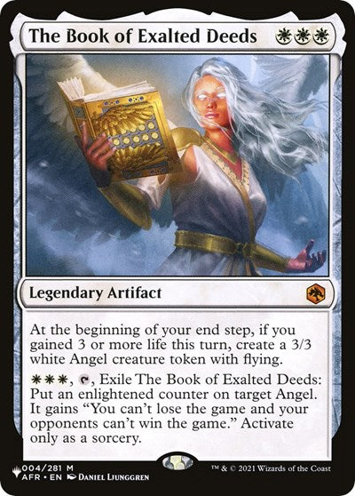 The Book of Exalted Deeds (The List) Near Mint