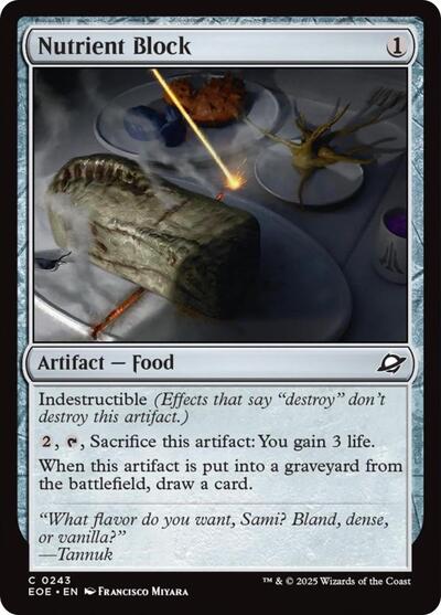 Nutrient Block (Edge of Eternities) Light Play Foil