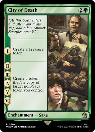 City of Death (Surge Foil) (Universes Beyond: Doctor Who) Light Play Foil