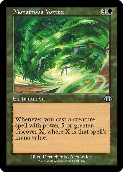 Monstrous Vortex (Retro Frame) (Modern Horizons 3) Light Play Foil
