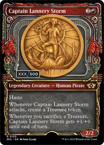 Captain Lannery Storm (Serialized) (March of the Machine: Multiverse Legends) Near Mint Foil