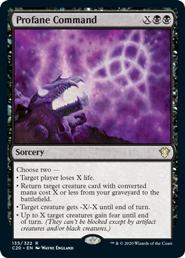 Profane Command (Commander 2020 Ikoria) Light Play