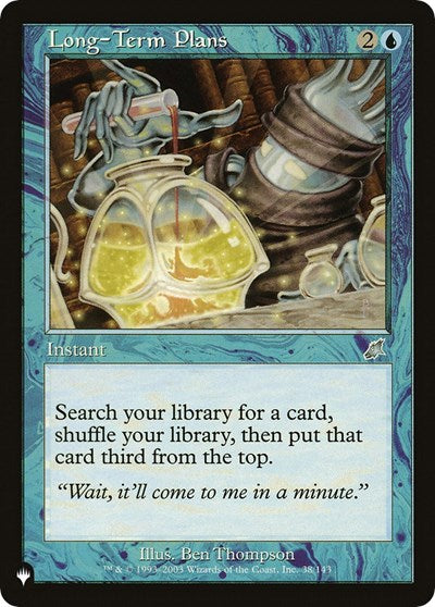 Long-Term Plans (Secret Lair Commander: Heads I Win, Tails You Lose) Near Mint