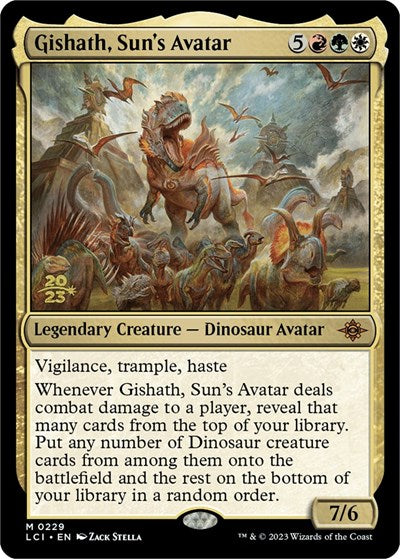Gishath, Sun's Avatar (LCI) (Promos: Prerelease Cards) Near Mint Foil