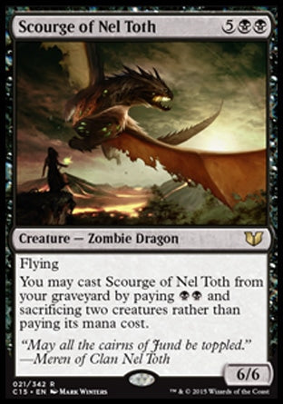 Scourge of Nel Toth (Commander 2015) Heavy Play
