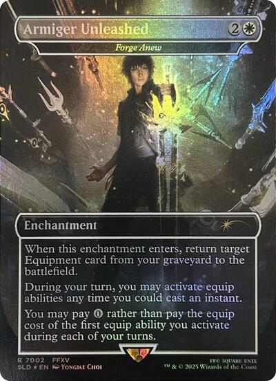 Armiger Unleashed - Forge Anew (Rainbow Foil) (Secret Lair) Near Mint Foil