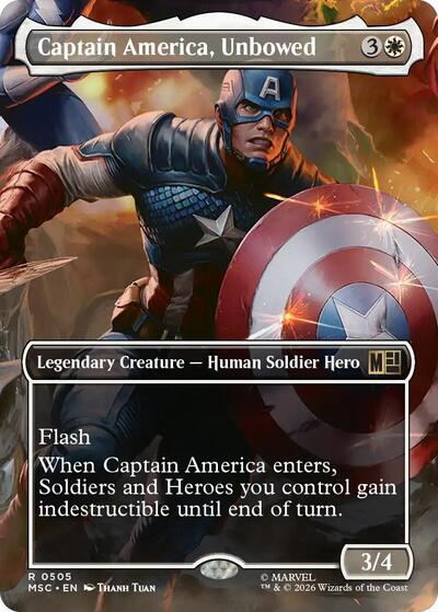 Captain America Unbowed Borderless|4|0|0.00