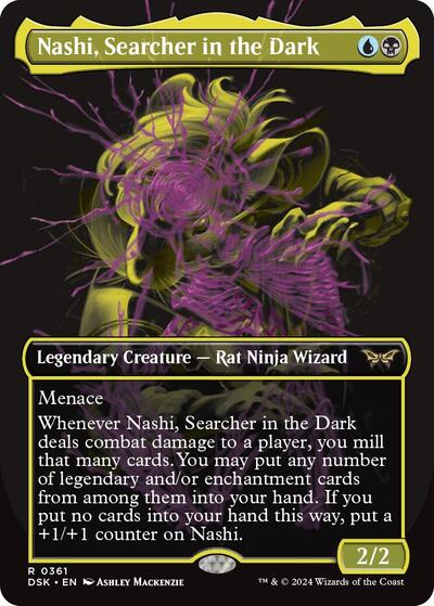 Nashi, Searcher in the Dark (Showcase) (Duskmourn: House of Horror) Near Mint Foil