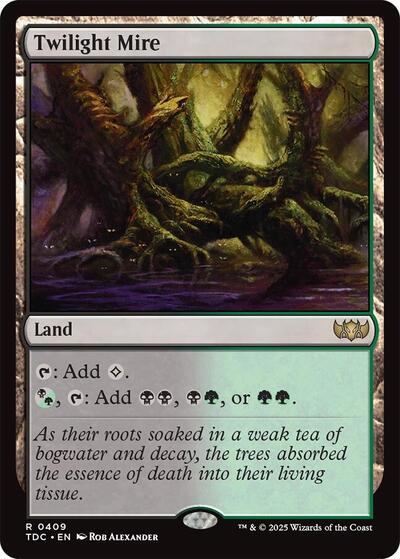 Twilight Mire (Commander: Tarkir: Dragonstorm) Near Mint