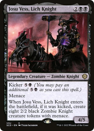 lich cards mtg Josu Vess, Knight (Commander 2022 Starter Decks) Light Play Type:Sealed Case (4 Boxes) License_Magic: The Gathering Target opponent discards two Isshin, Two Heavens as