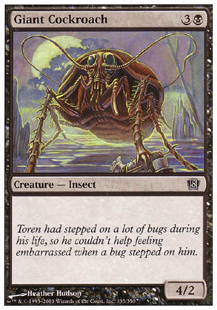 Giant Cockroach (8th Edition) Light Play