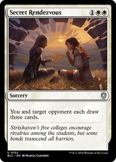 Secret Rendezvous (Commander: Bloomburrow) Light Play