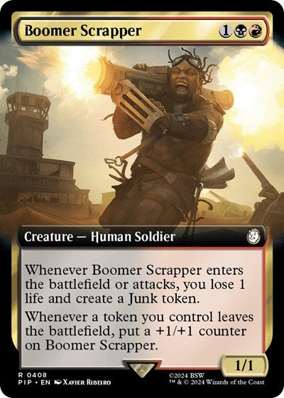 Boomer Scrapper (Extended Art) (Universes Beyond: Fallout) Light Play Foil