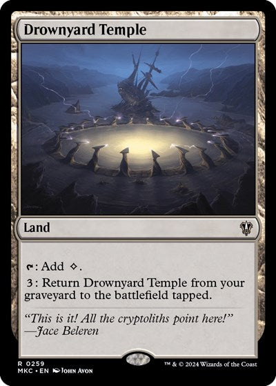 Drownyard Temple (Commander: Murders at Karlov Manor) Light Play