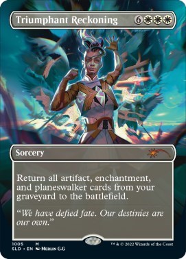 Triumphant Reckoning (Secret Lair) Near Mint Foil