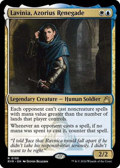 Lavinia, Azorius Renegade (Ravnica Remastered) Near Mint Foil