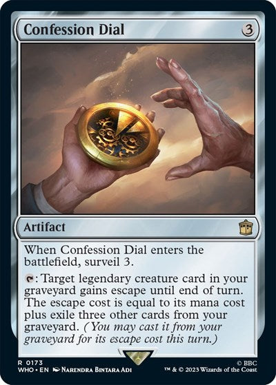 Confession Dial (Universes Beyond: Doctor Who) Near Mint Foil