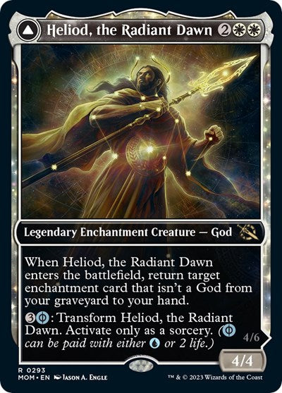 Heliod, the Radiant Dawn (Showcase) (March of the Machine) Medium Play Foil